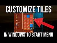 Video thumbnail for Windows 10 Start Menu Tiles Customization - 10 Tips for Beginners