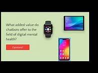 Video thumbnail for Chatbots for Mental Health