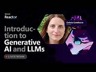 Video thumbnail for 01 - Introduction to Generative AI and LLMs