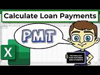 Video thumbnail for Calculate Loan Payments with Excel PMT Function