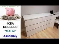 Video thumbnail for IKEA "MALM" Dresser Assembly