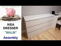 Video thumbnail for IKEA "MALM" Dresser Assembly