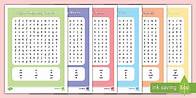 Video thumbnail for High Frequency Words Word Search