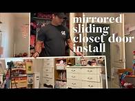 Video thumbnail for DIY Install of Mirrored Closet Doors