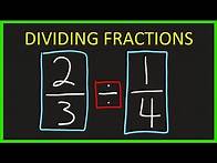 Video thumbnail for Dividing Fractions | How to Divide Fractions Step By Step