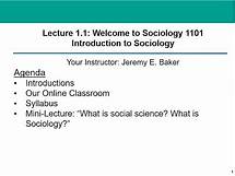 Video thumbnail for Soc 101 Lecture 1.1 Introduction