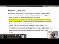 Video thumbnail for Narrative and Parenthetical Citations in Academic Writing