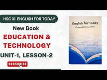 Video thumbnail for Education And Technology II HSC XI English New Book