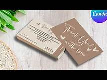 Video thumbnail for How to Create Thank You Card in Canva | Card Design with Canva