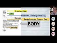 Video thumbnail for How to Format Business Letters