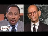 Video thumbnail for Stephen A., Paul Finebaum debate Georgia being left out of College Football Playoff | First Take