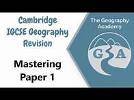 Video thumbnail for Mastering Paper 1, Cambridge IGCSE Geography Course