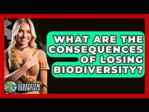 Video thumbnail for What Are The Consequences Of Losing Biodiversity? - Ecosystem Essentials