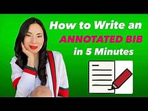 Video thumbnail for How to Write an Annotated Bibliography in 5 Min | Step-by-Step Guide by an English Professor ✏️