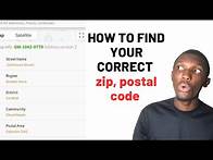 Video thumbnail for How to find the correct ZIP code or POSTAL code for your area