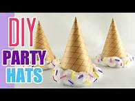 Video thumbnail for 🥳Easy DIY Party Hats - DIY Birthday Hat Tutorial (Free Printable Template)