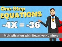 Video thumbnail for Equations with Negatives | Year 7 Maths Revision