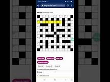 Video thumbnail for Solving the Guardian quick crossword puzzle