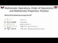 Video thumbnail for Praxis Middle School Math: Module 1