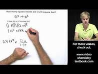 Video thumbnail for Unit Conversions with Area and Volume