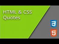 Video thumbnail for HTML & CSS Quotation Marks