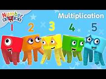 Video thumbnail for Times Tables - Multiplication for Kids Compilation - All Levels | Maths for Kids | Numberblocks