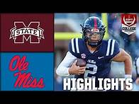 Video thumbnail for Mississippi State Bulldogs vs. Ole Miss Rebels | Full Game Highlights | ESPN College Football