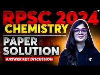 Video thumbnail for RPSC 2024 Chemistry Complete Paper 1 Solution | RPSC 2024 Chemistry Answer Key | Lekhanshu Singh