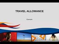 Video thumbnail for 2021 Travel allowance example