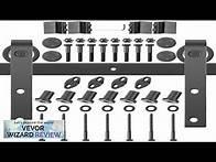 Video thumbnail for VEVOR Sliding Barn Door Hardware Kit 9FT Barn Door Kit 330LBS Load-Bearing Review