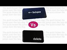 Video thumbnail for Use of Backspace and Delete Keys on Keyboard | Backspace Vs Delete