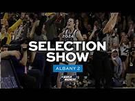 Video thumbnail for Women's 2024 NCAA tournament bracket - Albany 2