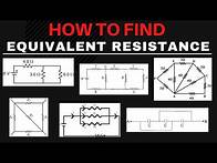 Video thumbnail for Equivalent Resistance of Simple to Complex Circuits - Resistors In Series and Parallel Combinations