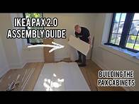 Video thumbnail for Ikea pax wardrobe 2.0 installation guide