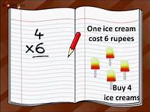 Video thumbnail for Maths - How to Multipy by Single Digit Number - English
