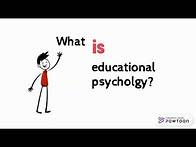 Video thumbnail for What is Educational Psychology?