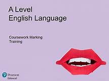 Video thumbnail for Pearson Edexcel A Level English Language: Coursework Marking