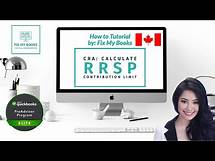 Video thumbnail for CRA: How To Calculate RRSP Contribution Limit