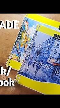 Video thumbnail for How To Make SPIRAL BINDING SKETCHBOOK/NOTEBOOK At Home Without Machine...|| DIY Spiral Sketchbook