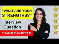 Video thumbnail for "What Are Your Strengths?" INTERVIEW QUESTION (7 ANSWERS!)