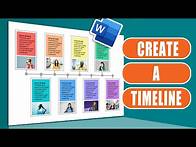 Video thumbnail for How to create a timeline in Word - Easy tutorial