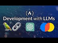 Video thumbnail for Development with Large Language Models Tutorial – OpenAI, Langchain, Agents, Chroma