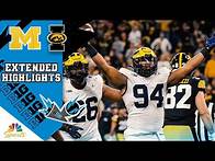Video thumbnail for Big Ten Championship: Michigan vs. Iowa | EXTENDED HIGHLIGHTS | 12/3/2023 | NBC Sports