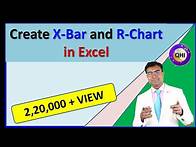 Video thumbnail for Create Control Charts (X-Bar & R Chart) in Excel | Control Chart | SPC @QualityHUBIndia