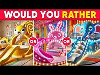 Video thumbnail for Would You Rather - GOLD, PINK or BABY BLUE 💛💖💙 Daily Quiz