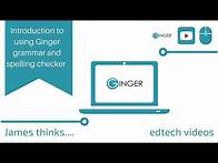 Video thumbnail for Guide to using the Ginger Chrome extension