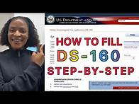Video thumbnail for How to Fill the USA DS-160 Form for Visa Application 2025| Step-by-step Guide