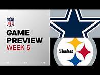 Video thumbnail for Dallas Cowboys vs. Pittsburgh Steelers | 2024 Week 5 Game Preview