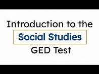 Video thumbnail for GED Basics: 2025 Social Studies Test Overview