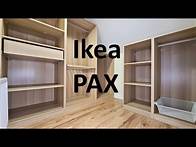 Video thumbnail for Ikea Pax walk in closet organisation